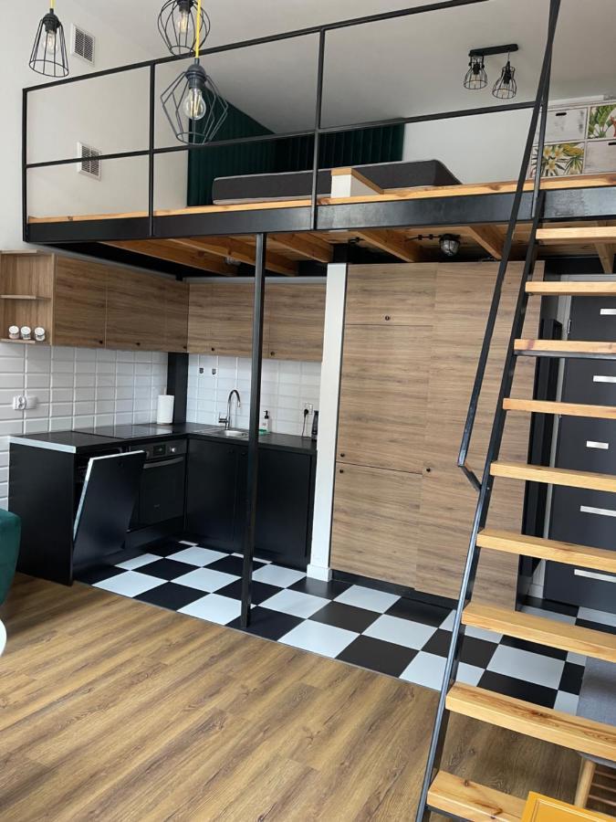 Urokliwy Loft W Ncl Kamienica Vabank 34 Lägenhet Łódź Exteriör bild